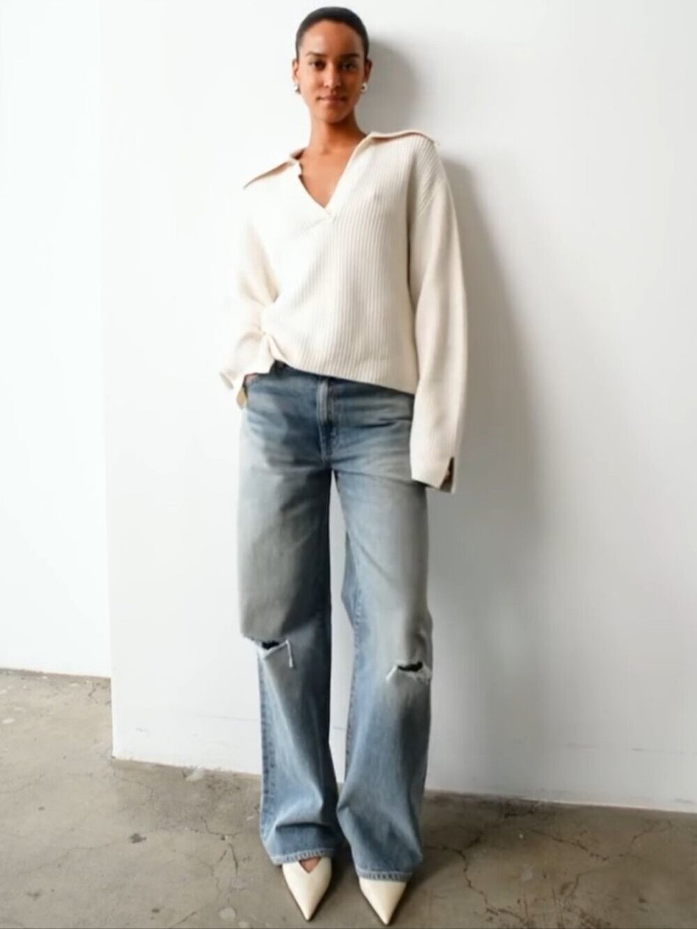 PISTOLA | Hendrix High Rise Baggy In Apprentice Distressed - Picture 4 of 14